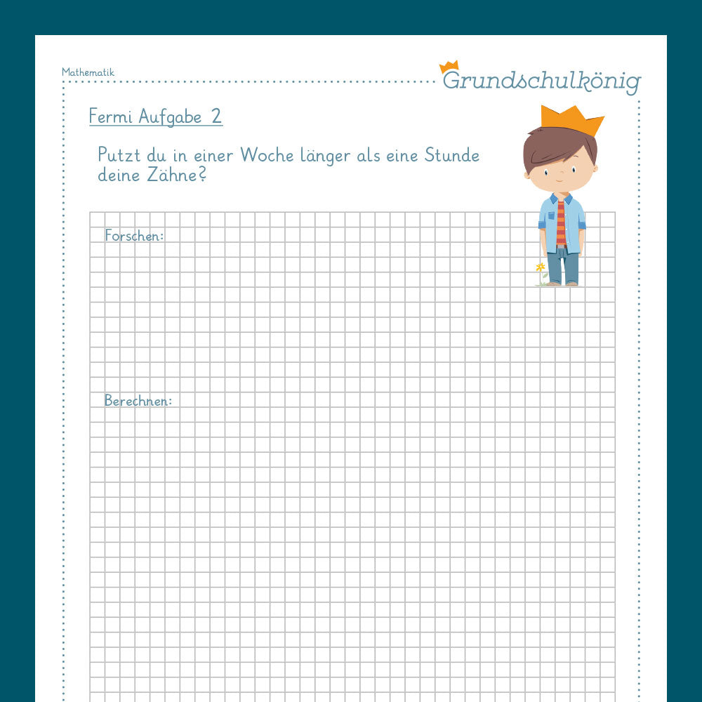 Mathe, 2. Klasse: Fermi-Aufgaben