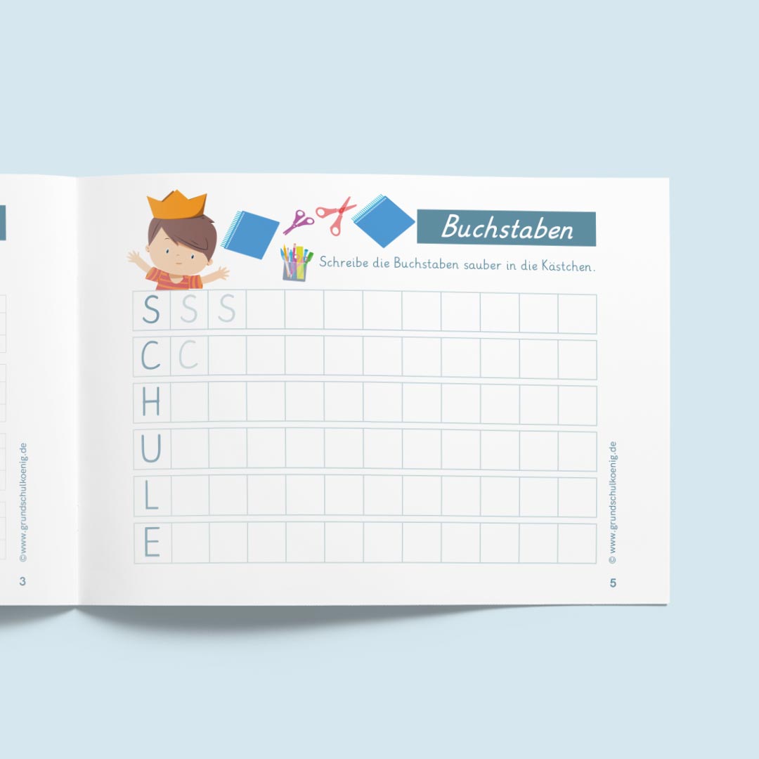 Freiarbeitsheft für die Vorschule mit abwechslungsreichen Übungen