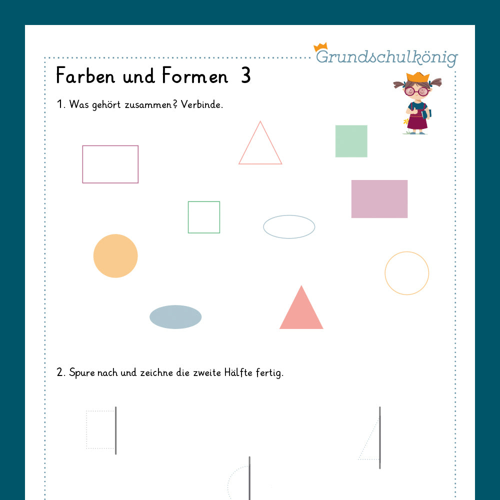 Königspaket: Farben und Formen (Vorschule)