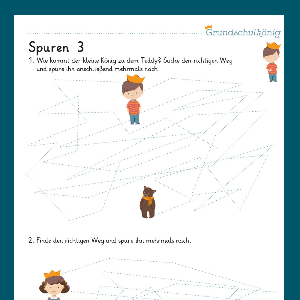Königspaket: Nachspuren (Vorschule)