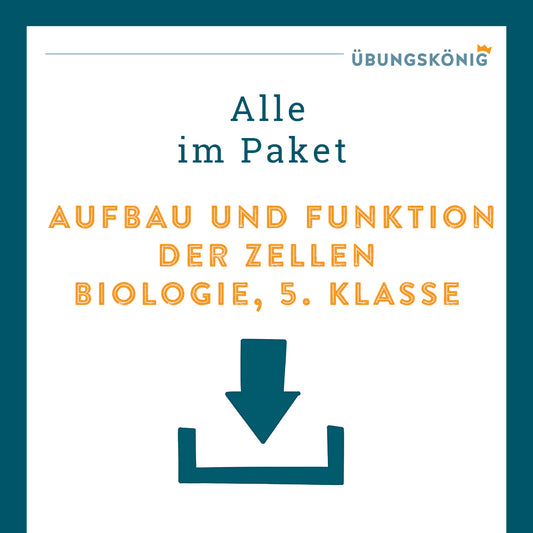 King's Package: Structure and Function of Cells (Biology, 5th Grade)