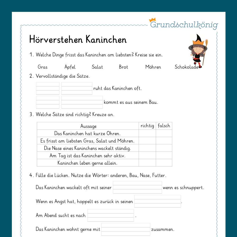 Königspaket: Hörverstehen inkl. Audios (Deutsch, 1. Klasse)