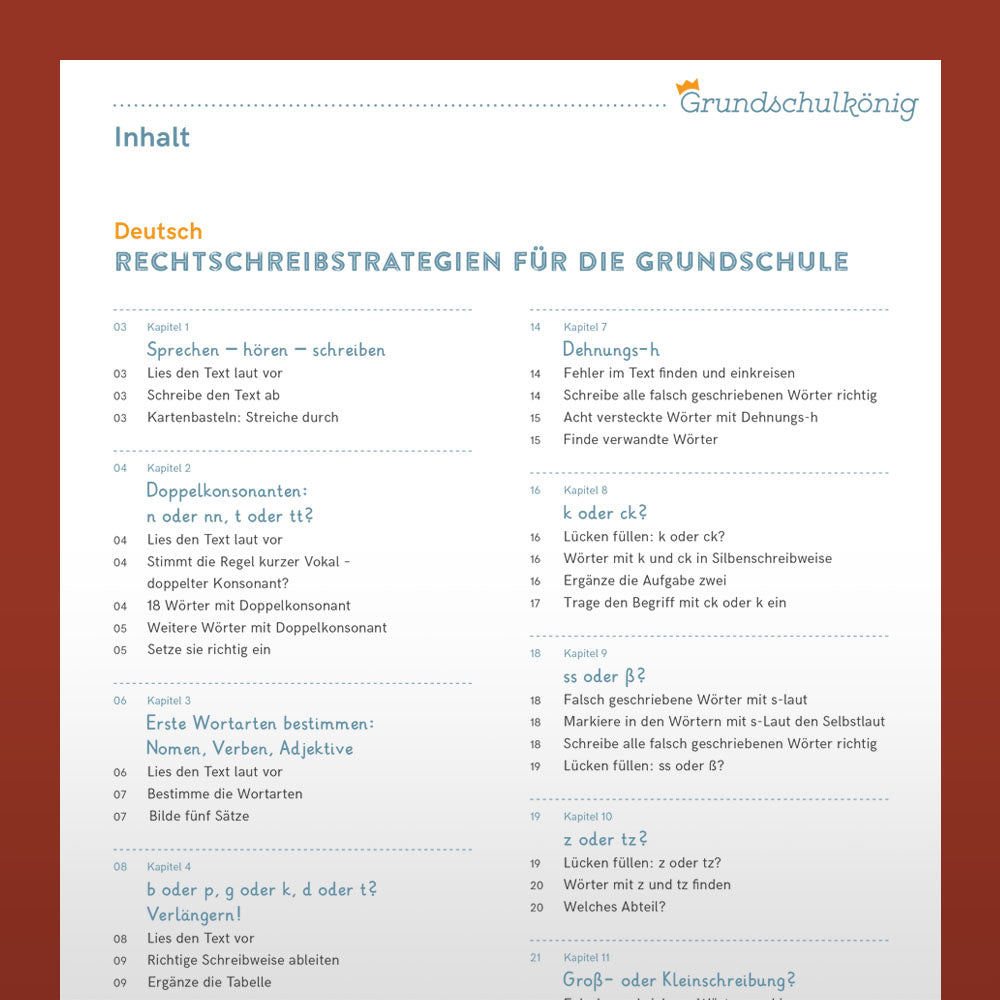 Rechtschreibstrategien für die Grundschule: sprechen - hören - schreiben