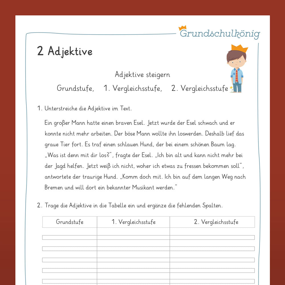 Günstiger im Set: Deutsch, 3. Klasse: Wiederholung des Jahresstoffs Teil 1 + 2!