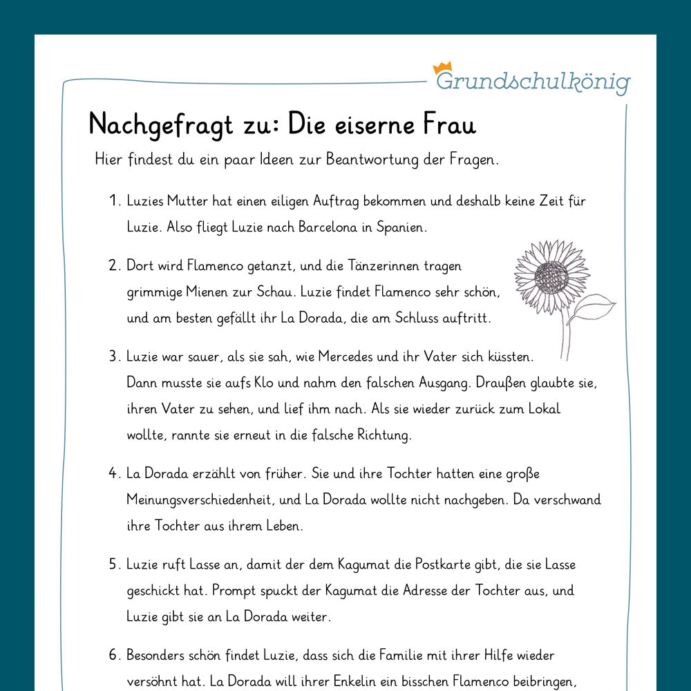 Königspaket: Leseverständnis zu "Luzie & Lasse" Bd. 2 (Deutsch, 4. Klasse)