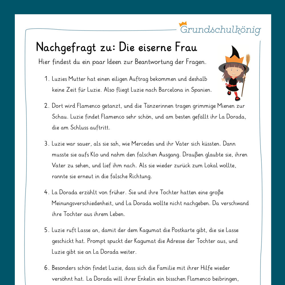 Königspaket: Leseverständnis zu "Luzie & Lasse" Bd. 2 (Deutsch, 4. Klasse)