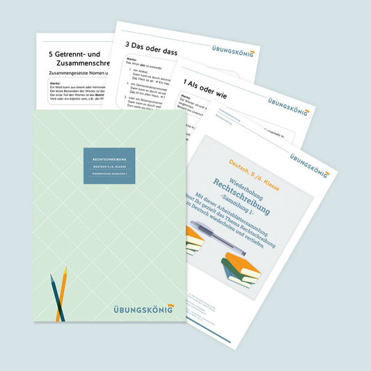 Deutsch, 5. & 6. Klasse: Wiederholungen zur Rechtschreibung - Teil 1