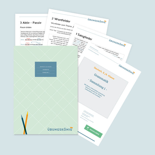 Deutsch, 5. & 6. Klasse: Grammatik - Teil 1