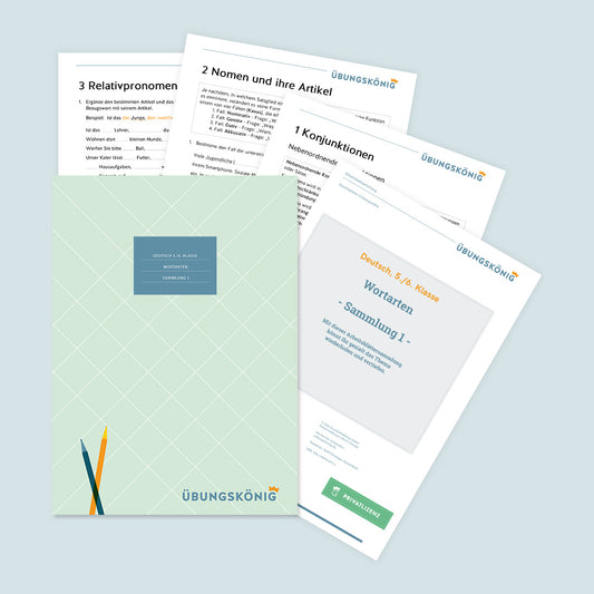 Deutsch, 5. & 6. Klasse: Wortarten - Teil 1