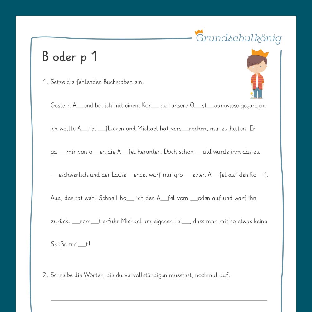 Königspaket: Rechtschreibung - bp / dt / gk im Wort (Deutsch, 3. & 4. Klasse) - inklusive Test