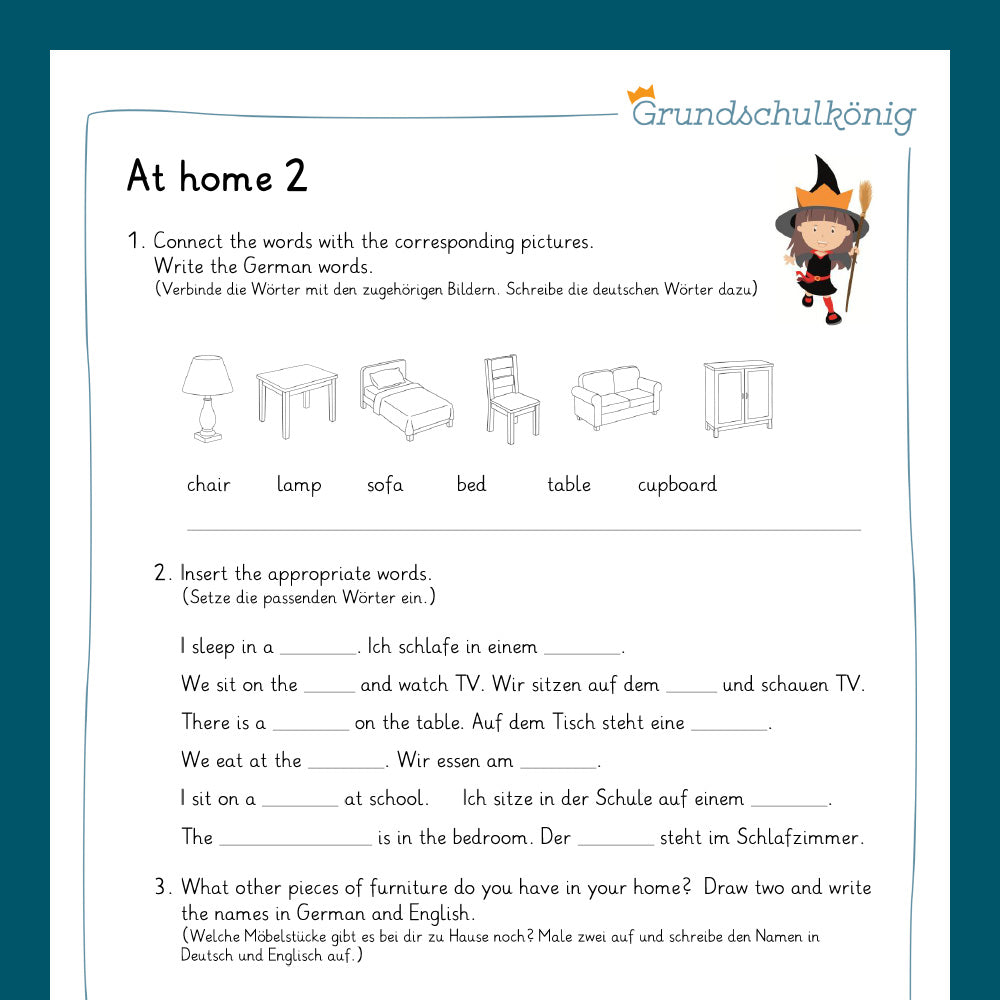 Königspaket: at home (Englisch, 3. & 4. Klasse)
