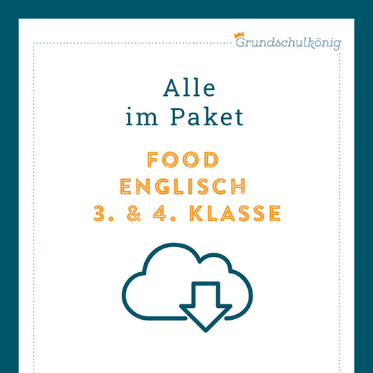 Königspaket: Food (Englisch 3. & 4. Klasse)