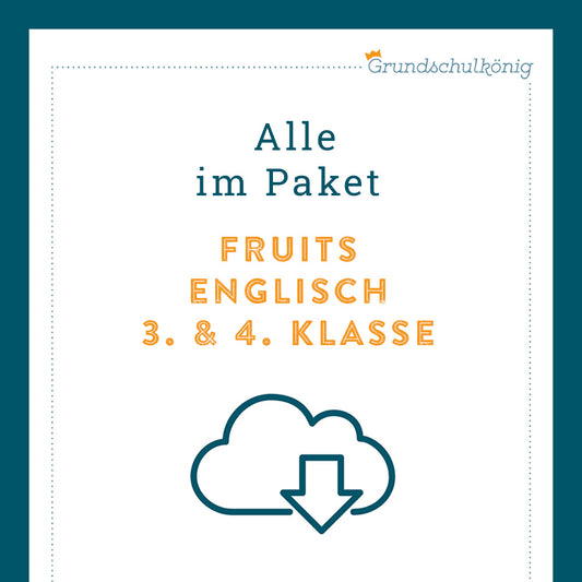 Königspaket: Fruits (Englisch 3. & 4. Klasse)