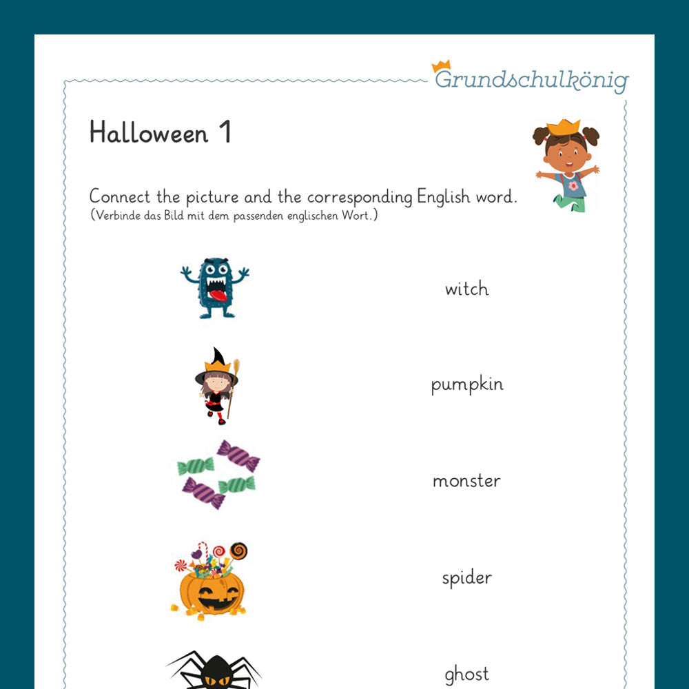 Königspaket: Halloween (Englisch, 3. & 4. Klasse)