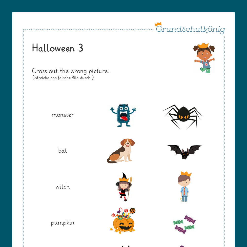 Königspaket: Halloween (Englisch, 3. & 4. Klasse)