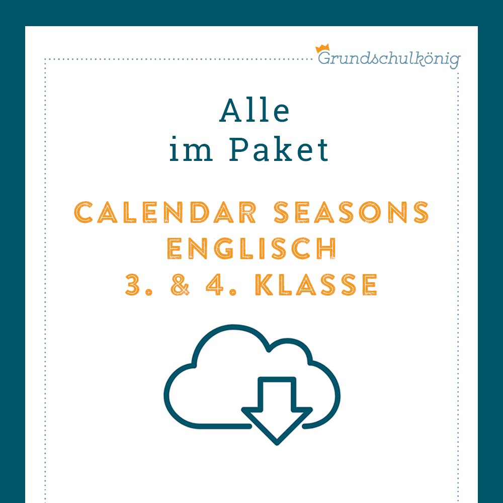 Königspaket: Seasons - Jahreszeiten (Englisch 3. & 4. Klasse)