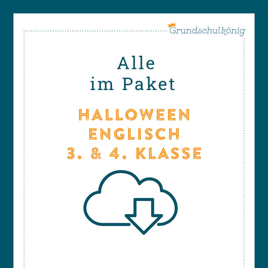 Königspaket: Halloween (Englisch 3. & 4. Klasse)