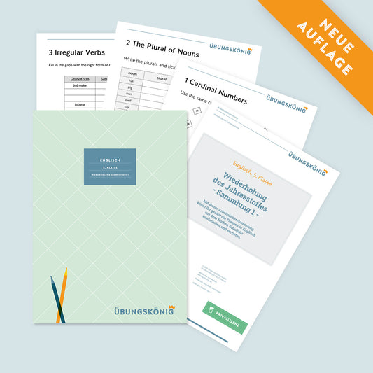 Englisch, 5. Klasse: Wiederholung des Jahresstoffs 1