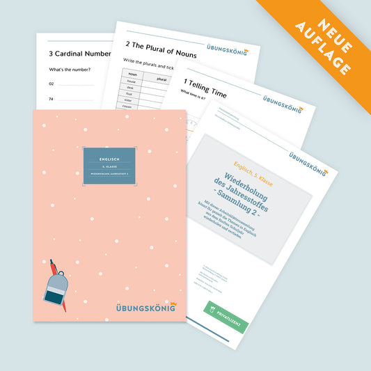 Englisch, 5. Klasse: Wiederholung des Jahresstoffs 2