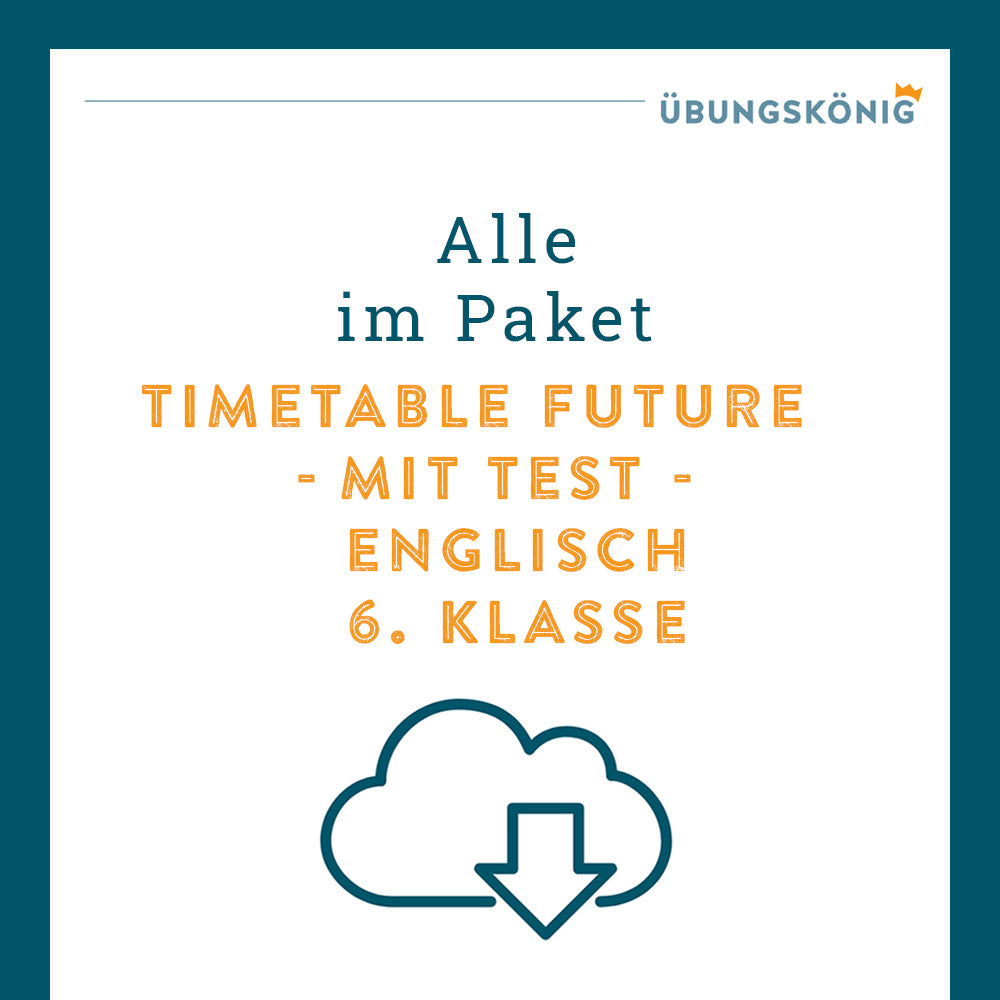 Königspaket: Timetable Future (Englisch, 6. Klasse) - inklusive Test