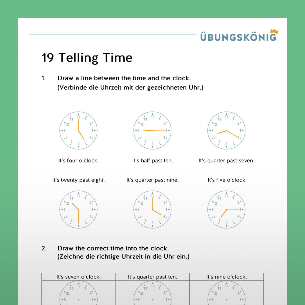 Günstiger im Set: Englisch, 5. Klasse: Wiederholung des Jahresstoffs Teil 1 + 2