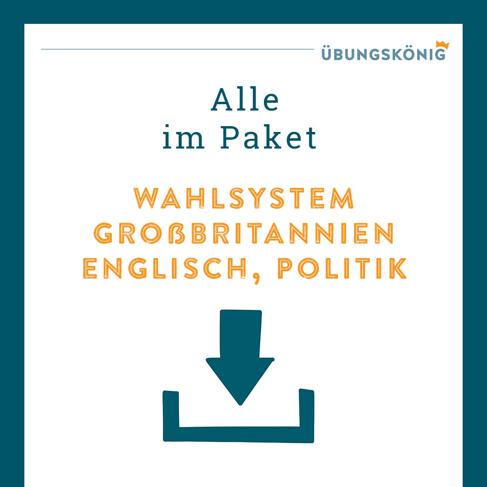Königspaket: Englisch, System Großbritanien (Politik)