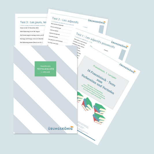 Testsammlung für Französisch im 1. Lernjahr