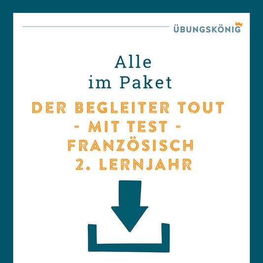 Königspaket: Der Begleiter tout (Französisch, 2. Lernjahr) - inklusive Test!