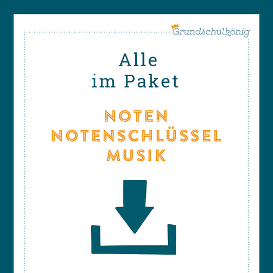 King's Package: Notes and Clefs (Music)