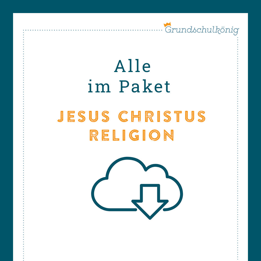 Königspaket: Jesus Christus (Religionsunterricht) - inklusive Test