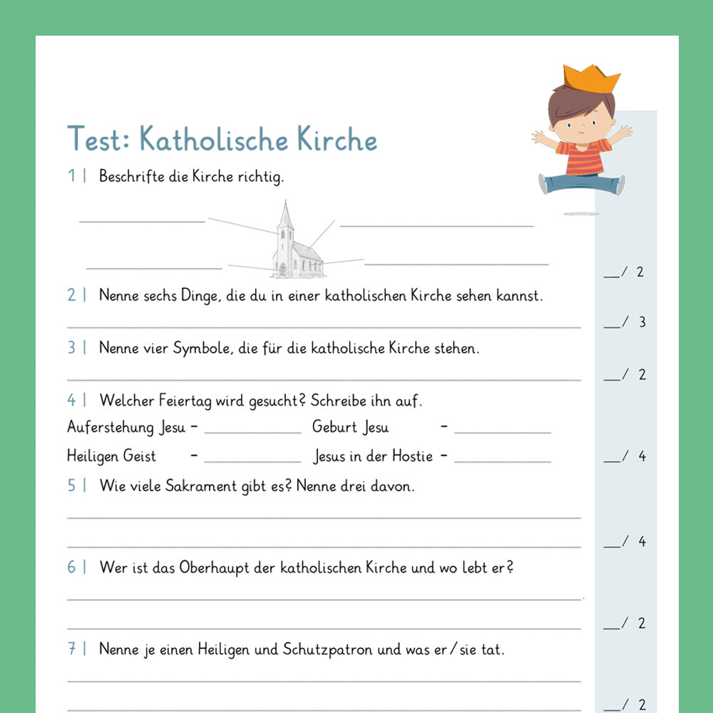 Königspaket: Die katholische Kirche (Religion) - inklusive Test