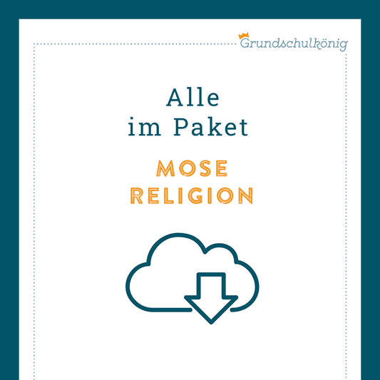 Königspaket: Mose (Religionsunterricht) - inklusive Test