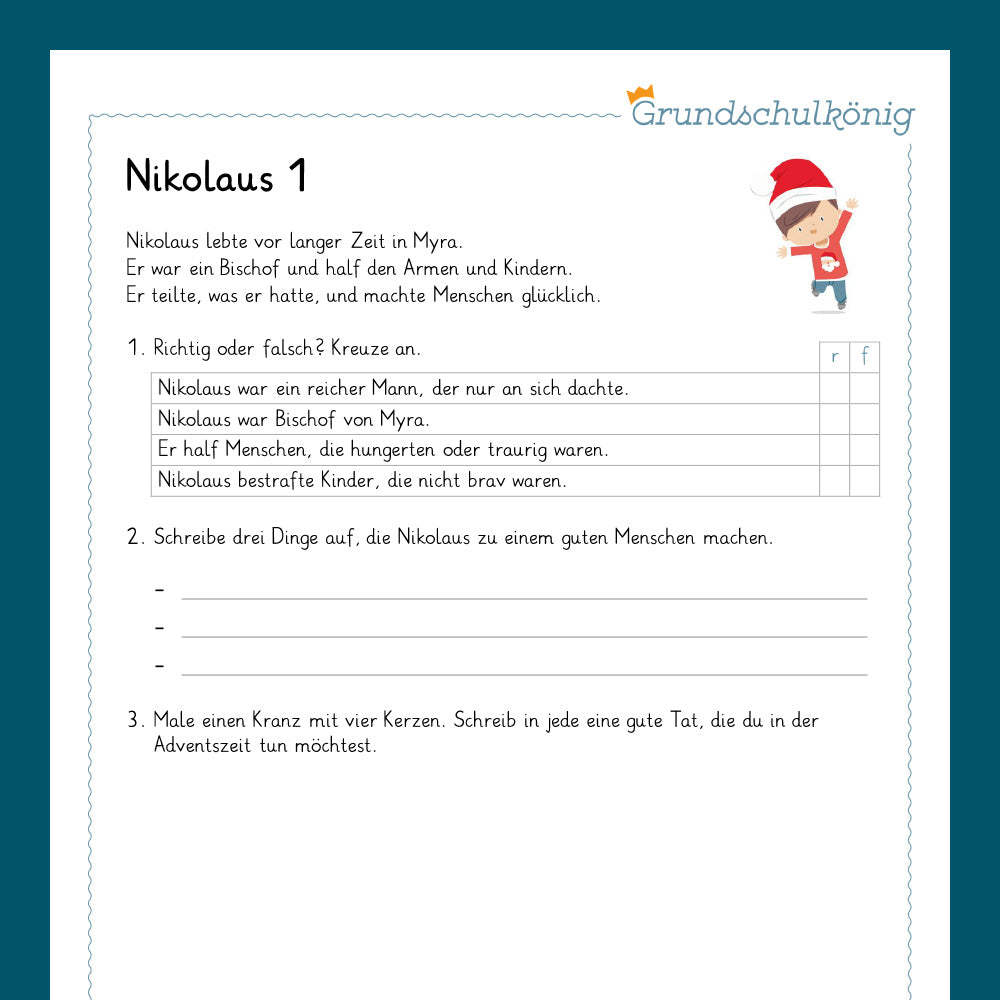 Königspaket: Nikolaus (Religion) - inklusive Test