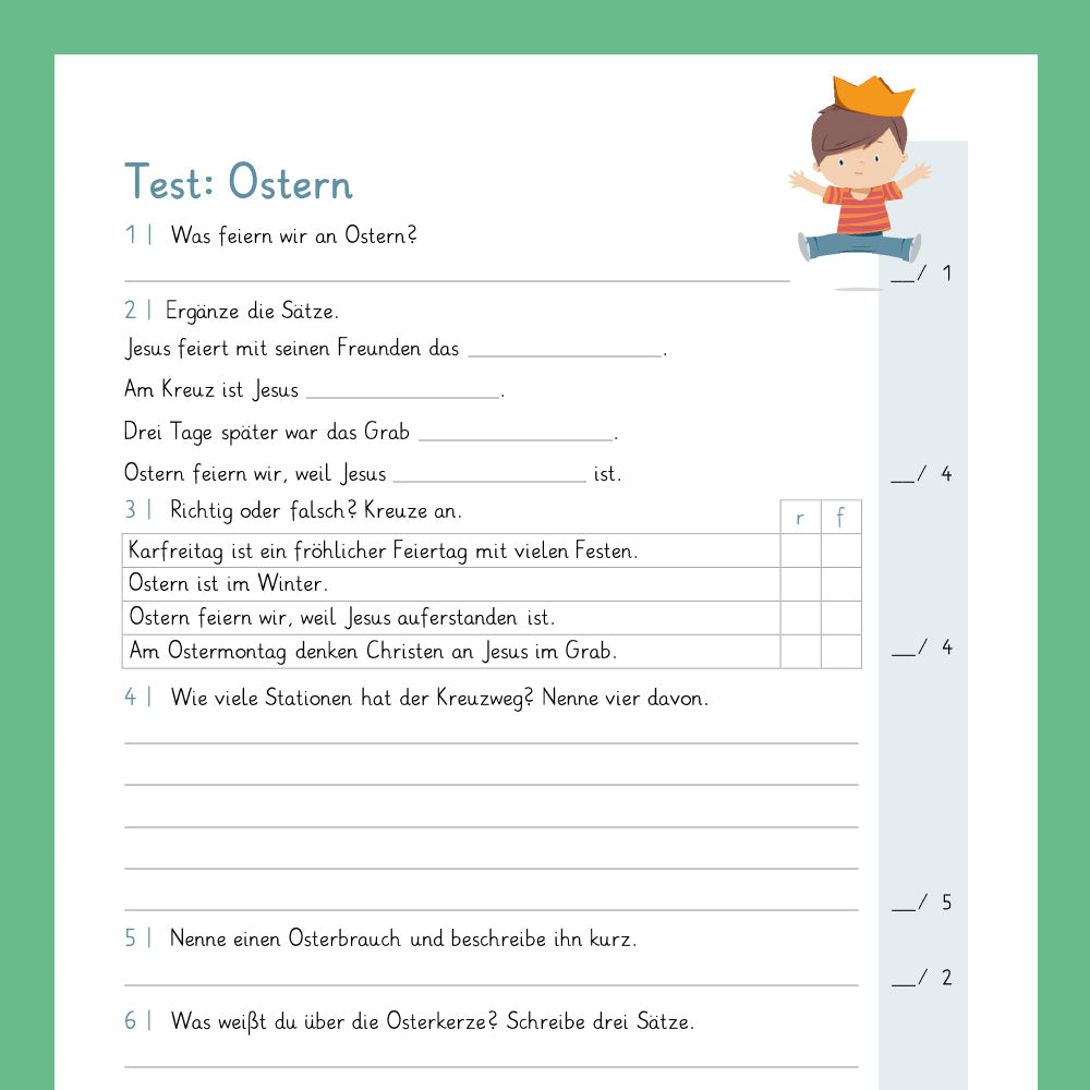 Köngspaket: Ostern (Religion) - inklusive Test