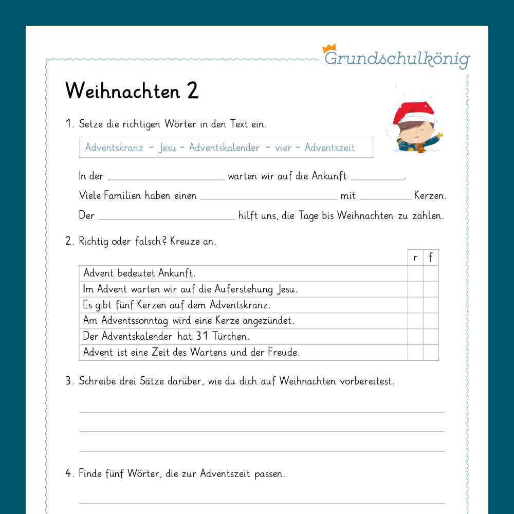 Königspaket: Weihnachten (Religion) - inklusive Test