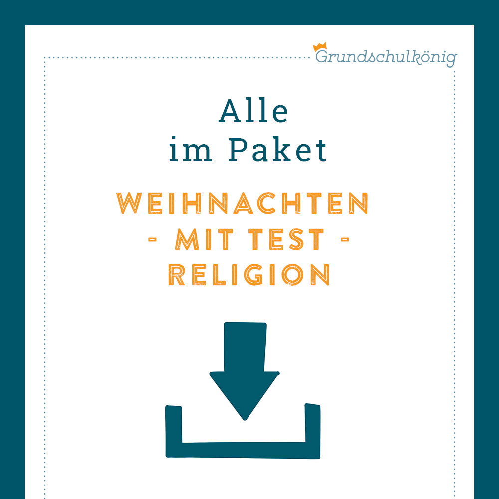 Königspaket: Weihnachten (Religion) - inklusive Test