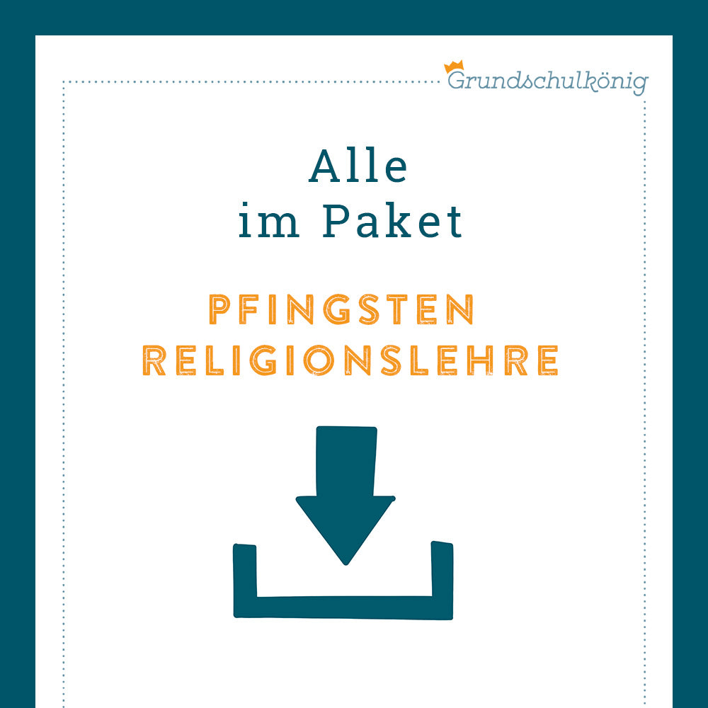 Königspaket: Pfingsten (Religionslehre) - inklusive Test