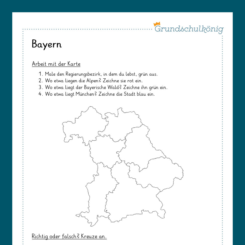 King's Package: Bavaria (General Knowledge, 3rd &amp; 4th grade)