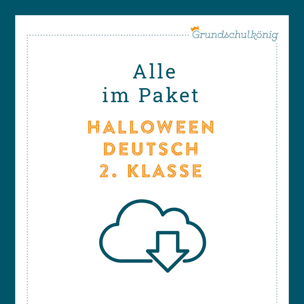 Königspaket: Halloween - Deutsch (2. Klasse)