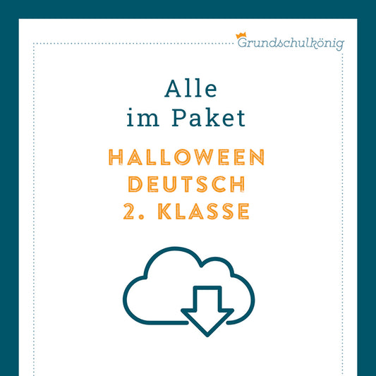 Königspaket: Halloween - Deutsch (2. Klasse)