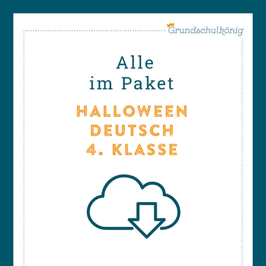 Königspaket: Halloween - Deutsch (4. Klasse)