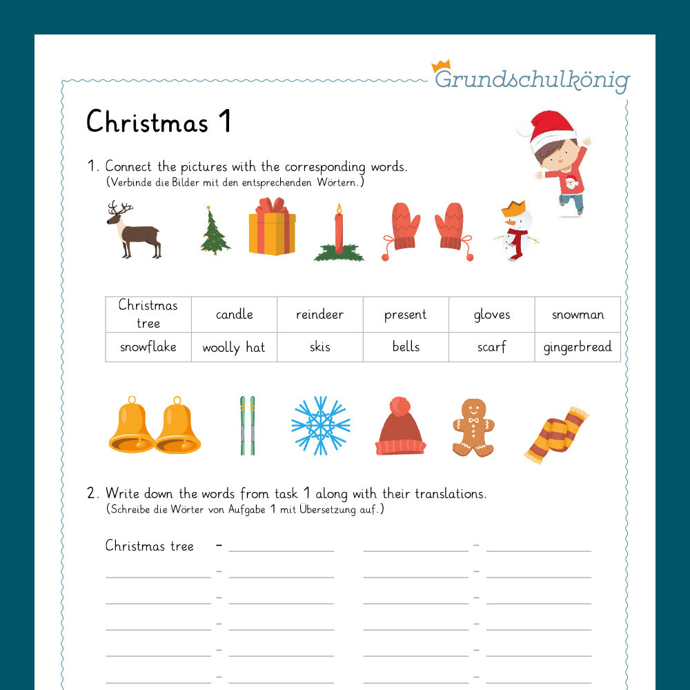 Königspaket: Christmas - Weihnachten (Englisch 3. & 4. Klasse)