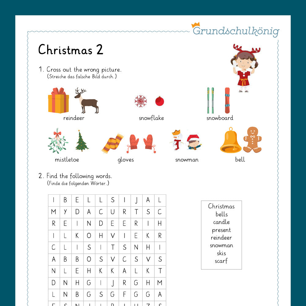 Königspaket: Christmas - Weihnachten (Englisch 3. & 4. Klasse)