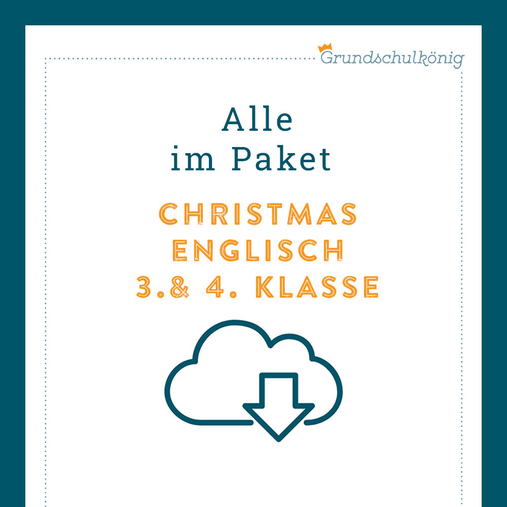 Königspaket: Christmas - Weihnachten (Englisch 3. & 4. Klasse)
