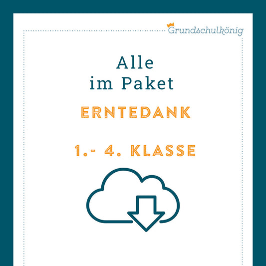 Königspaket: Erntedank (1. - 4. Klasse)
