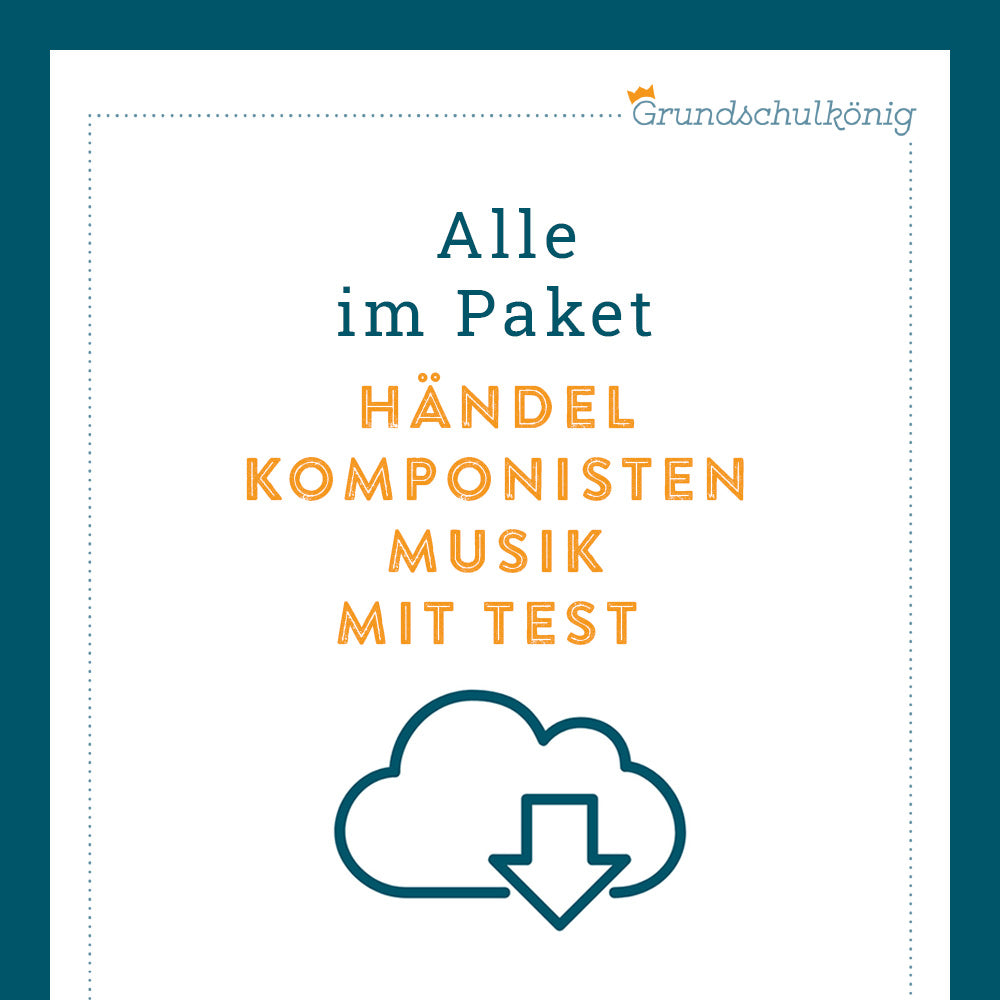 Königspaket: Georg Friedrich Händel (Musik) - inklusive Test