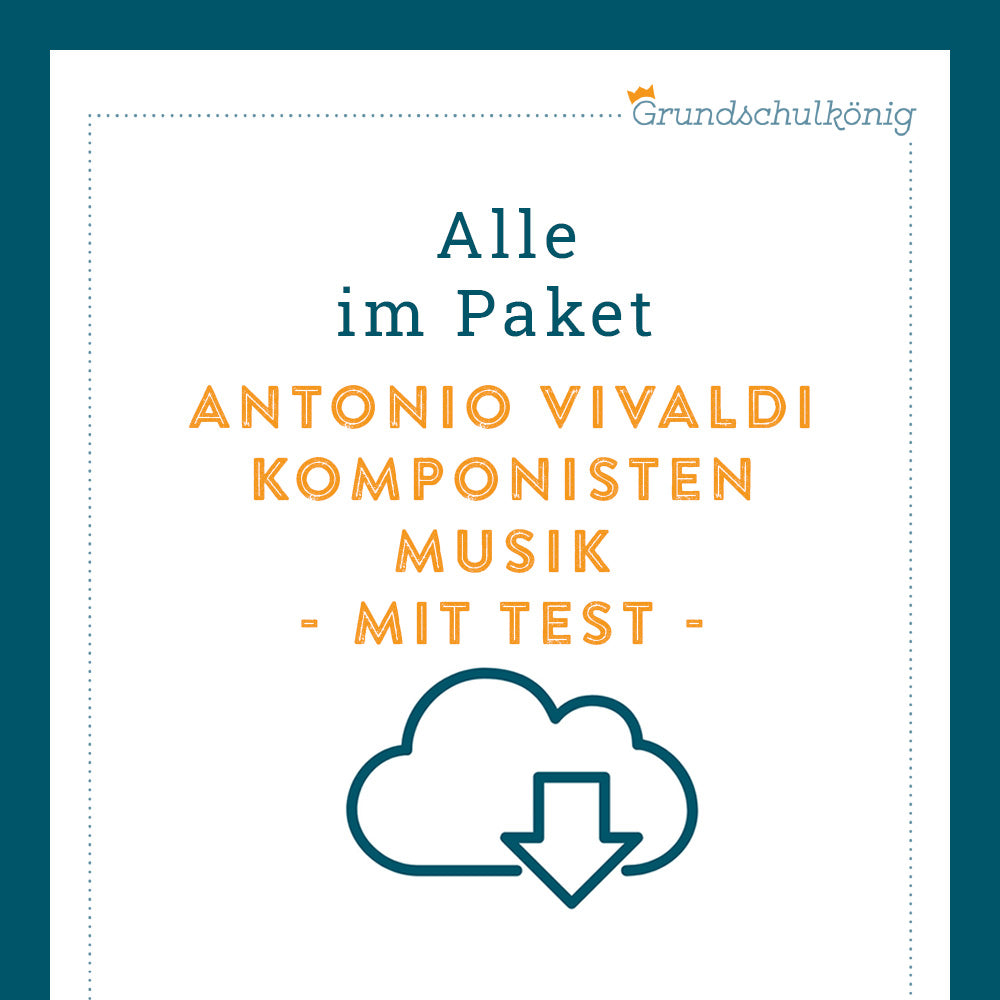 Königspaket: Antonio Vivaldi, Musik (inklusive Test)