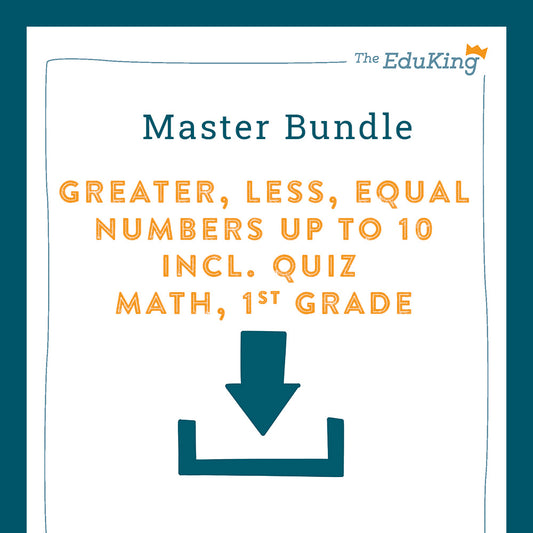 Master Bundle: Greater, Less, or Equal with Single-Digit Numbers