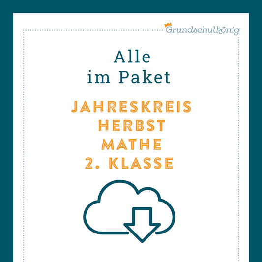 Königspaket: Herbst - Mathe (2. Klasse)