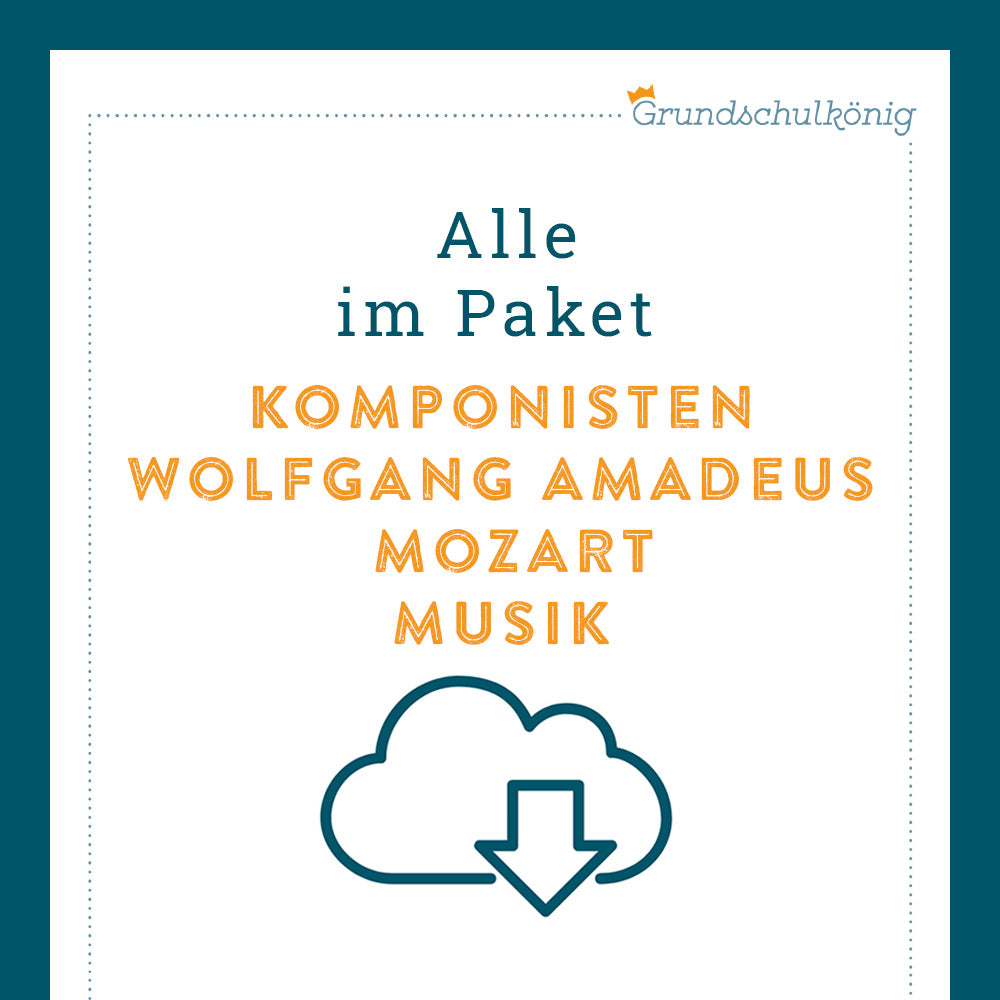 Königspaket: Wolfgang Amadeus Mozart (Musik) - inklusive Test